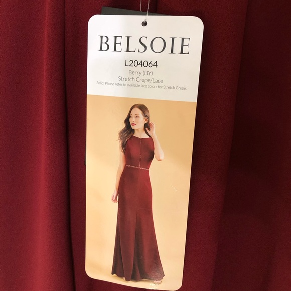 NWT Berry Bridesmaids Dress - Picture 7 of 9